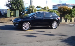 Mazda CX-7 - lowered with CMFL-53 & CMRL-54