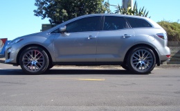 Mazda CX-7 lowered with CMFL-53 & CMRL-54